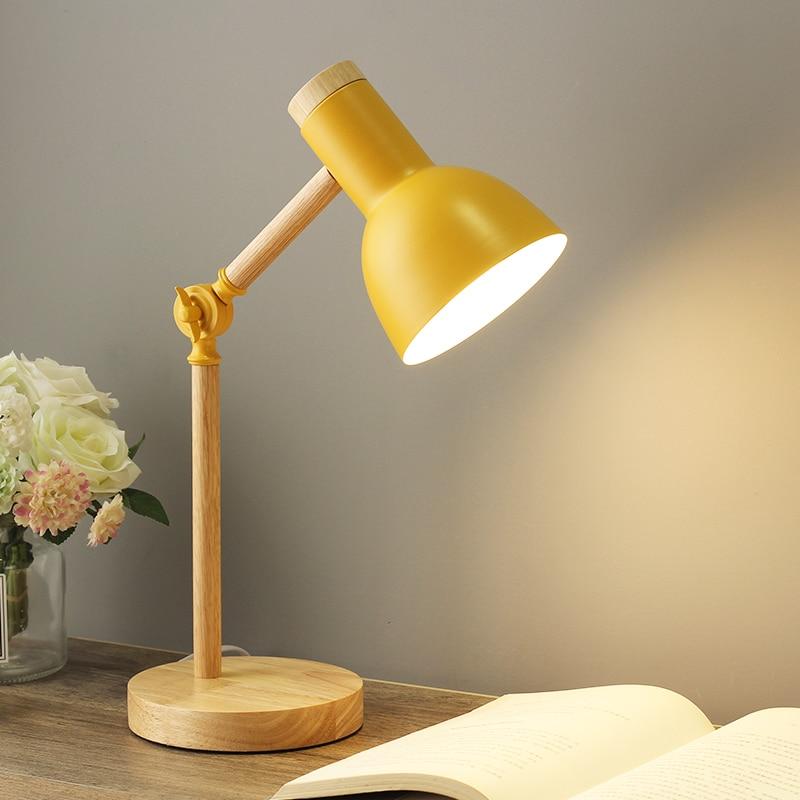 Scandinavian Wooden Desk Lamp