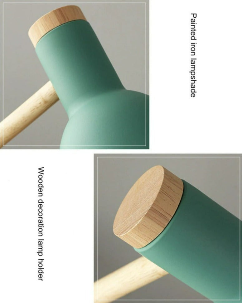 Scandinavian Wooden Desk Lamp