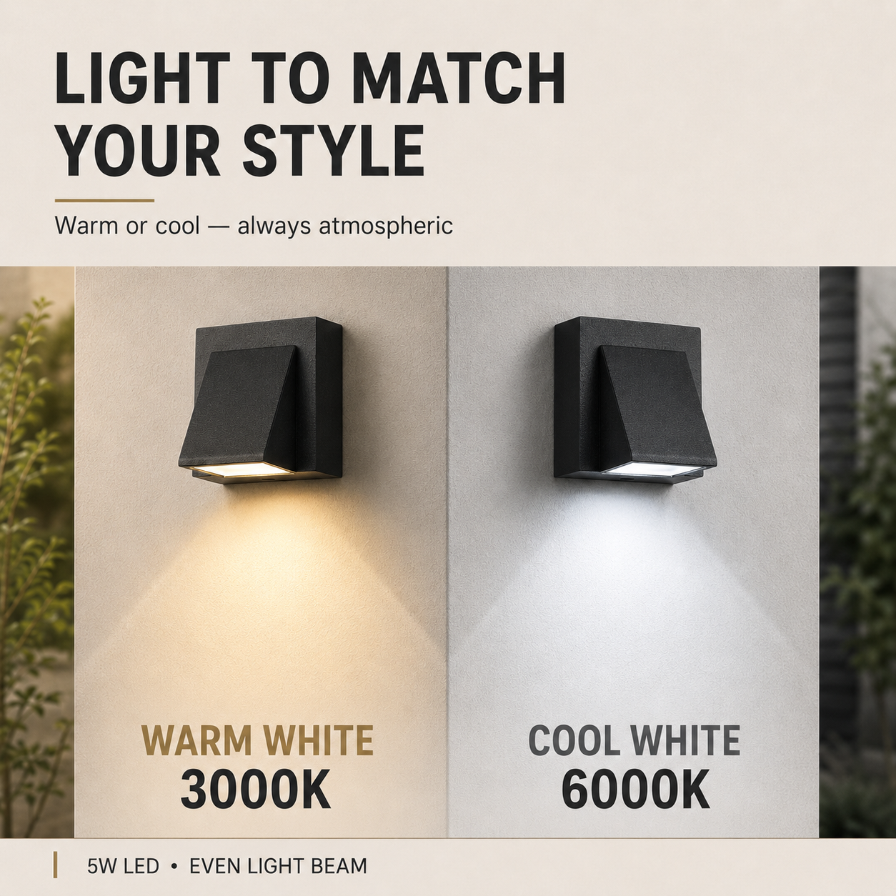 Sconce IP65-Rated Outdoor Wall Light