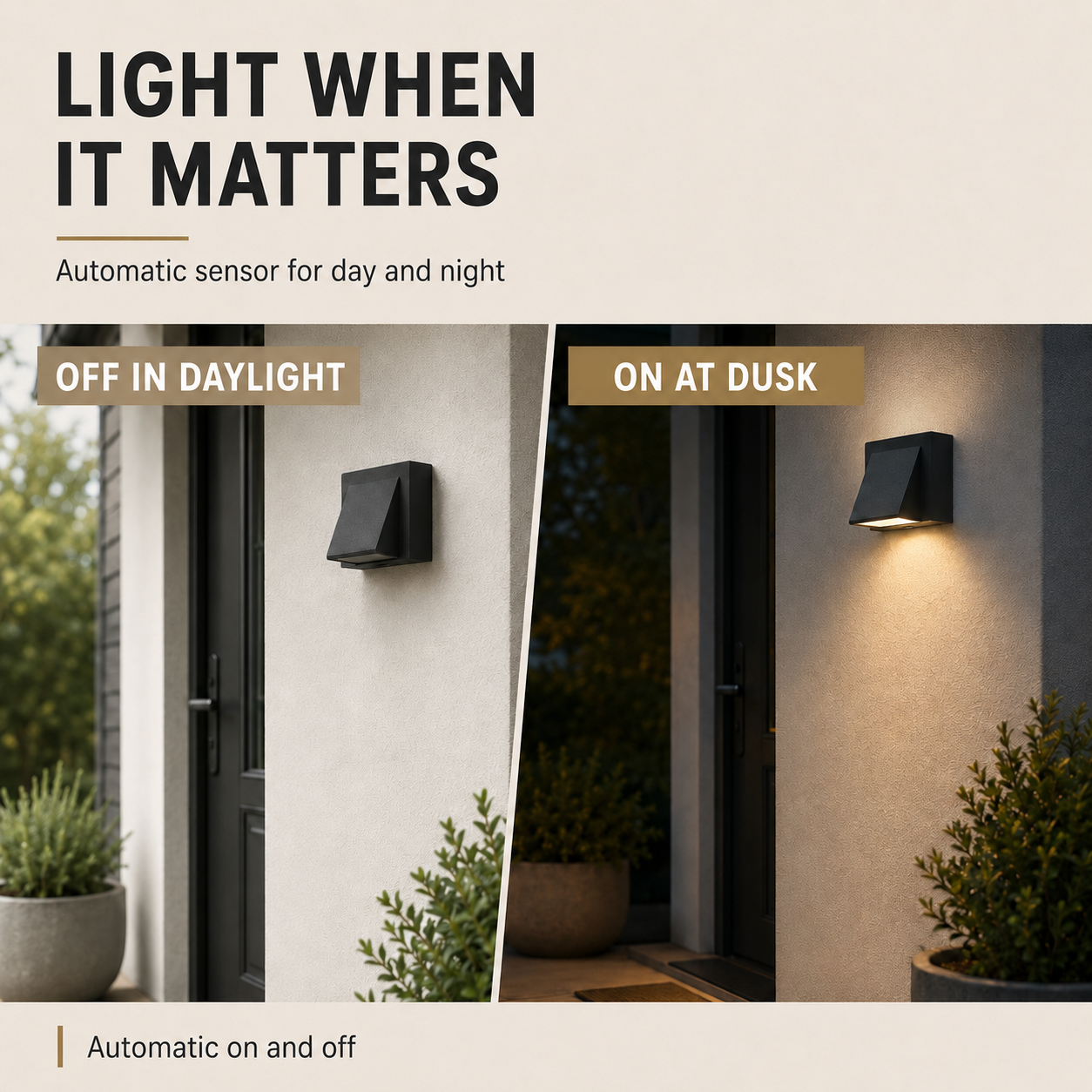 Sconce IP65-Rated Outdoor Wall Light