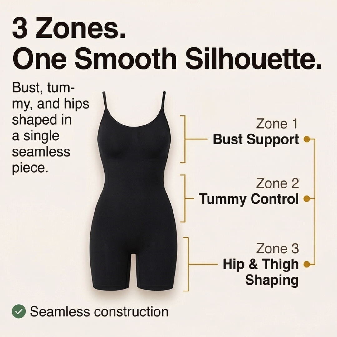Sculpting Bodysuit with Easy Off Design