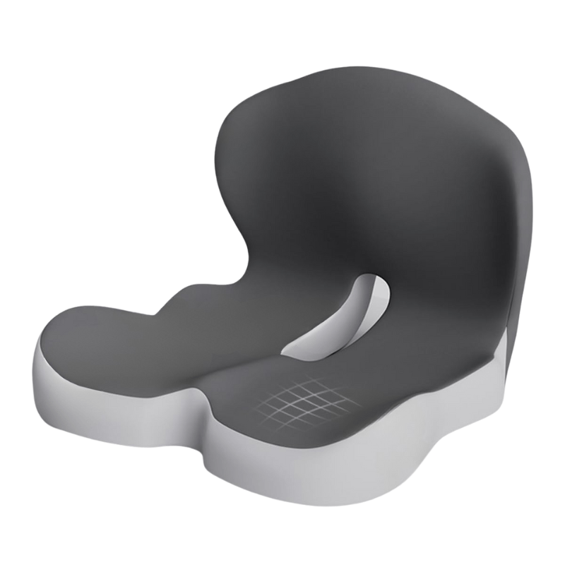 Seat Cushion | Ergonomic Memory Foam Seat Cushion | Pressure Relieving & Non-Slip | ErgoComfort
