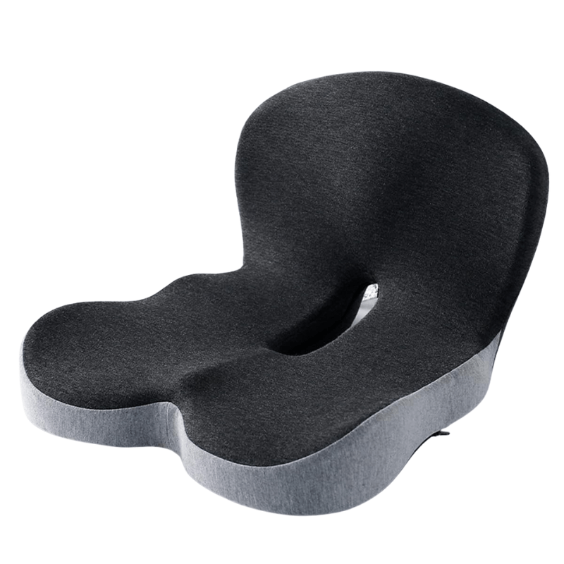 Seat Cushion | Ergonomic Memory Foam Seat Cushion | Pressure Relieving & Non-Slip | ErgoComfort