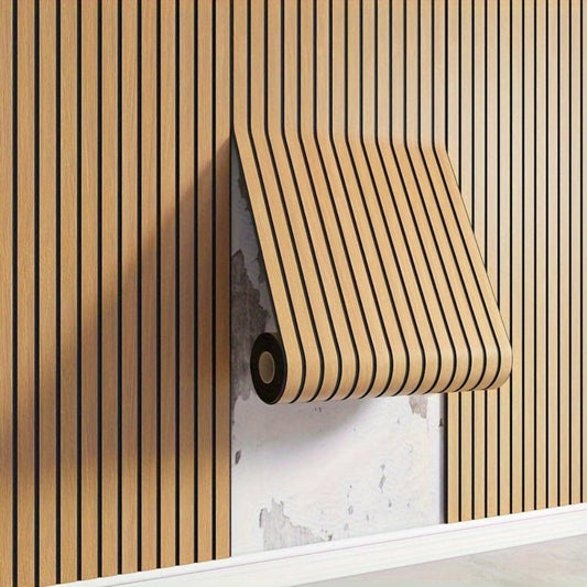 Self-Adhesive 3D Wall Panels with Wood Effect