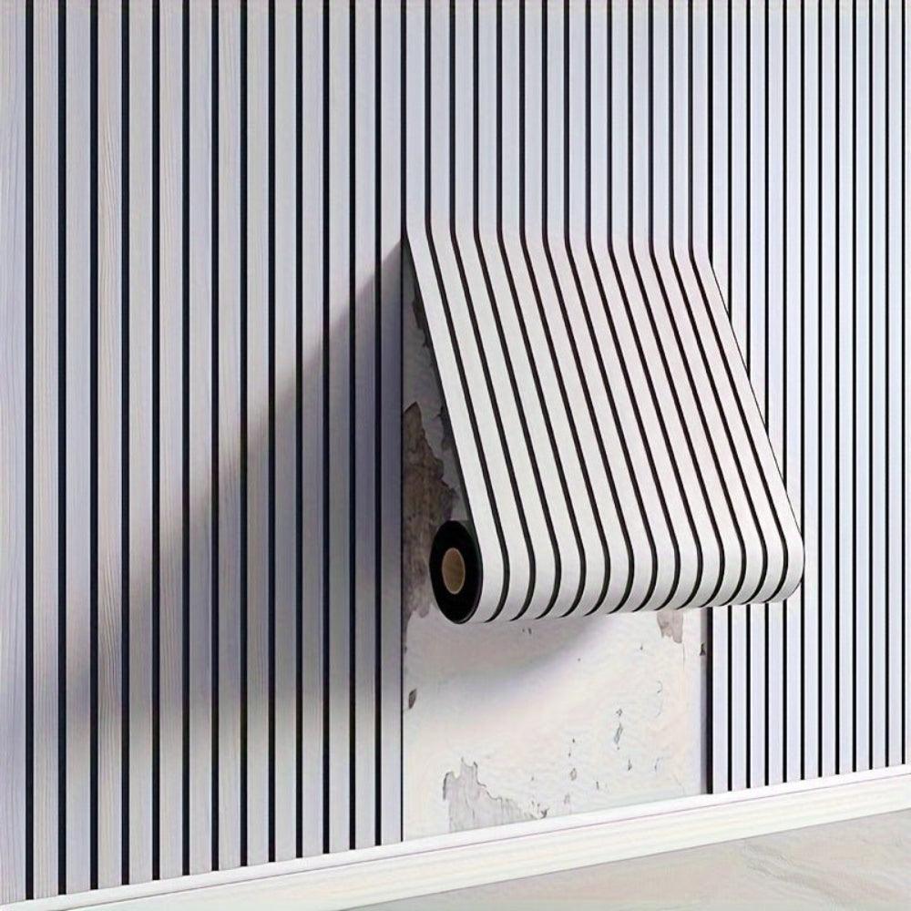 Self-Adhesive 3D Wall Panels with Wood Effect