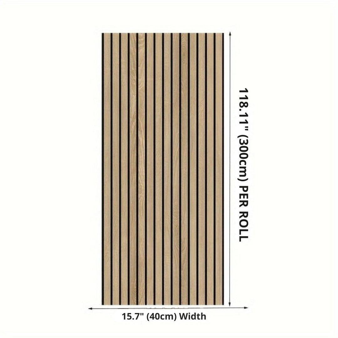 Self-Adhesive 3D Wall Panels with Wood Effect