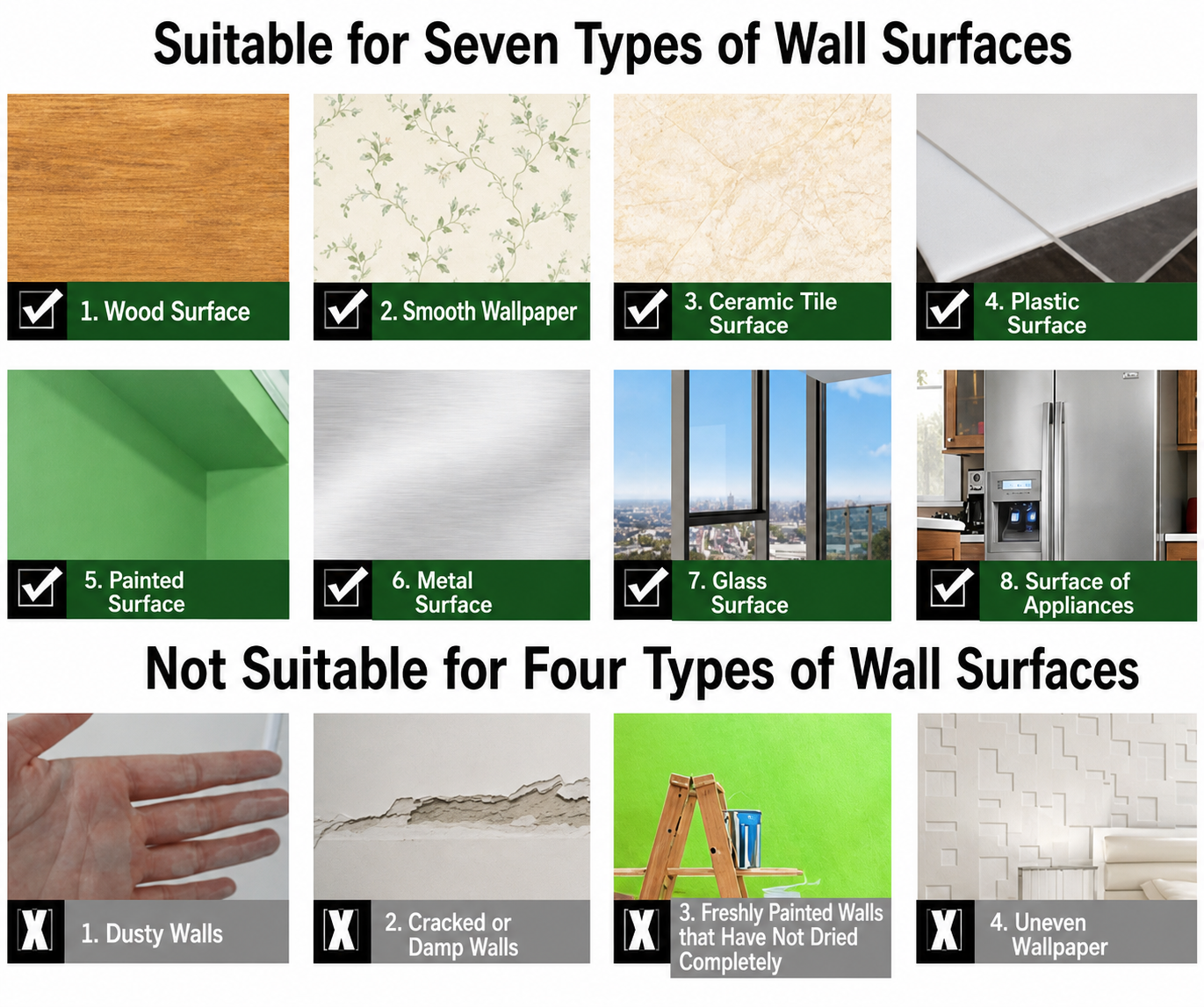 Self-Adhesive Mirror Film | Shatterproof & Cuttable | Crystal Clear