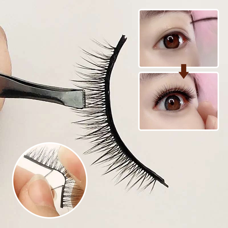 Self-Adhesive Reusable Eyelashes for Women