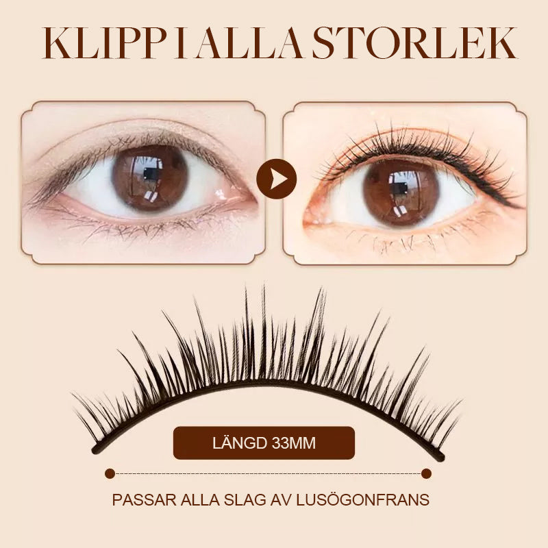 Self-Adhesive Reusable Eyelashes for Women