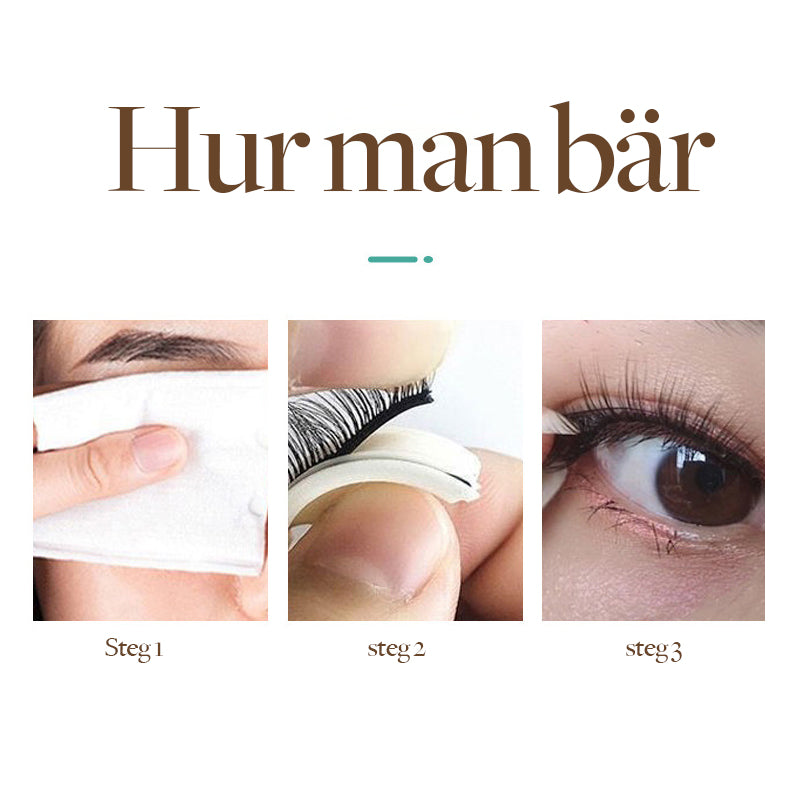 Self-Adhesive Reusable Eyelashes for Women
