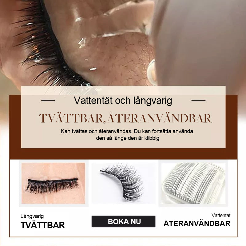 Self-Adhesive Reusable Eyelashes for Women