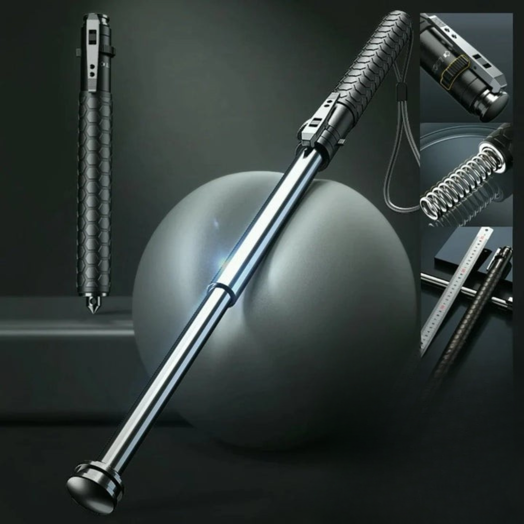 Self-Defense Walking Stick - Automatic & Anti-Slip Grip