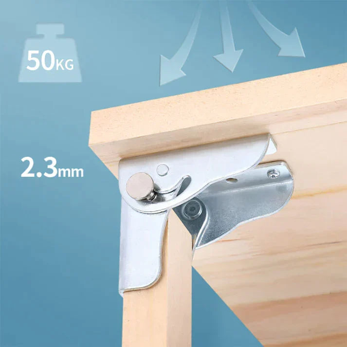 Self-Locking Folding Hinges - Stainless Steel