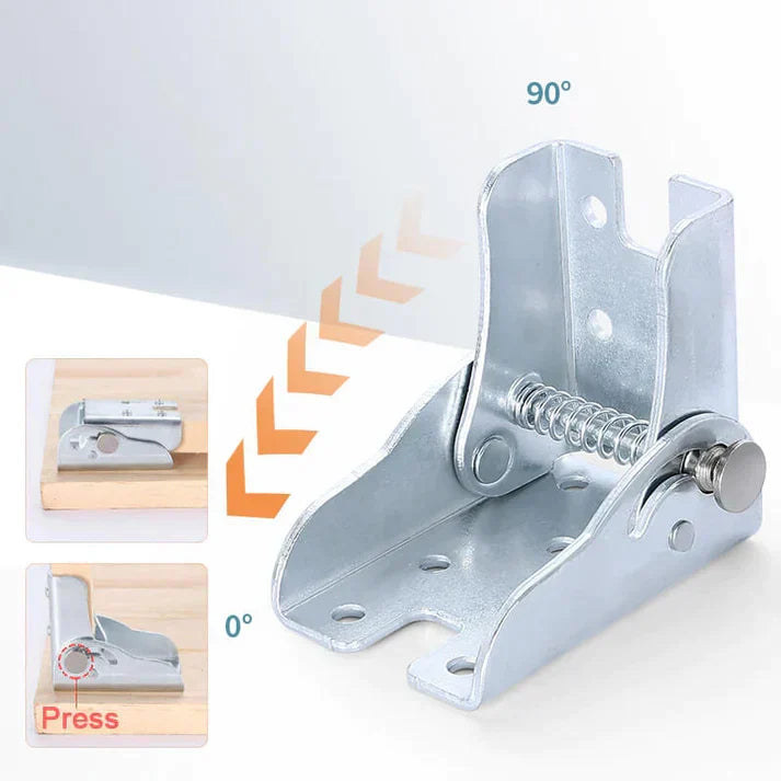 Self-Locking Folding Hinges - Stainless Steel