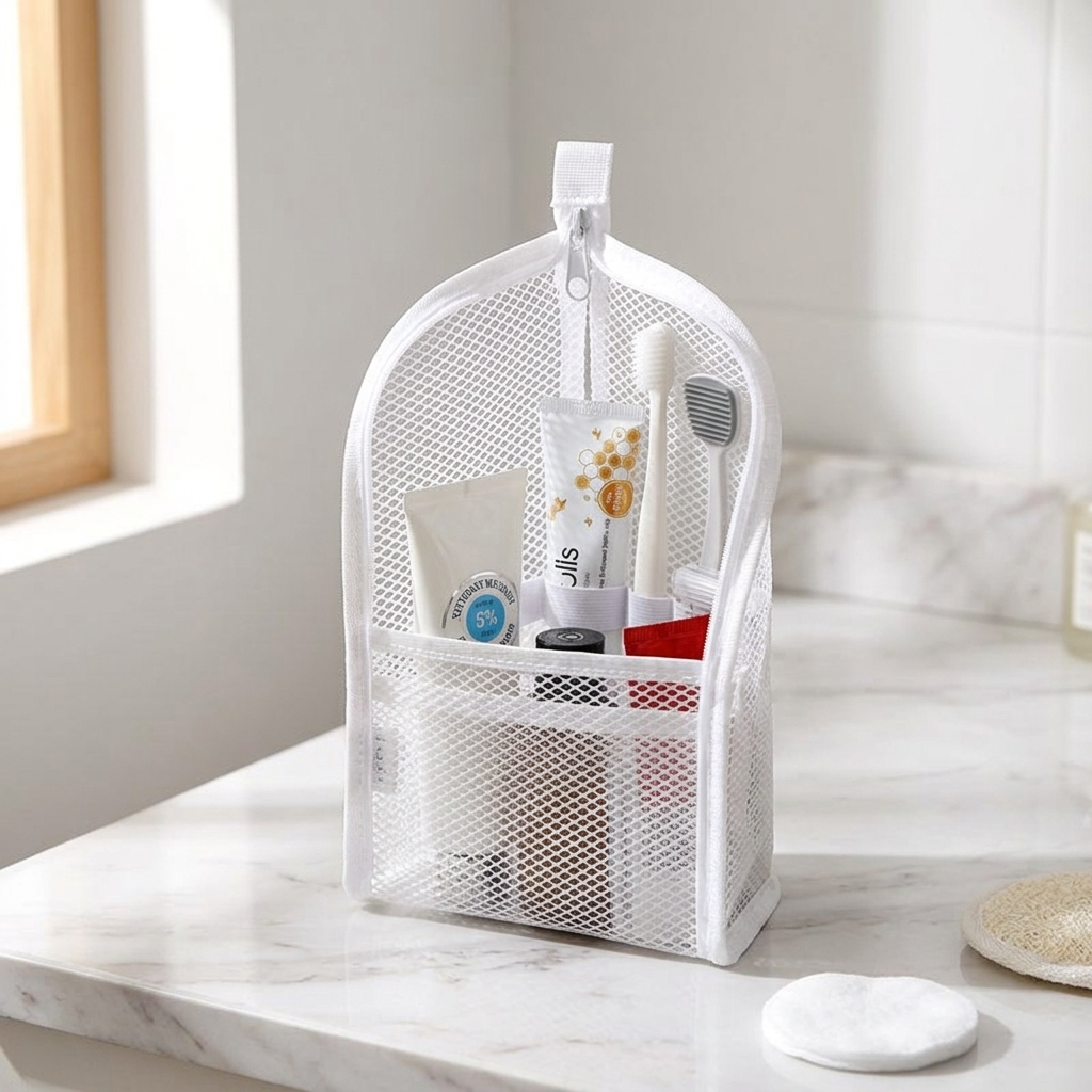 Self Standing Travel Toiletry Pouch