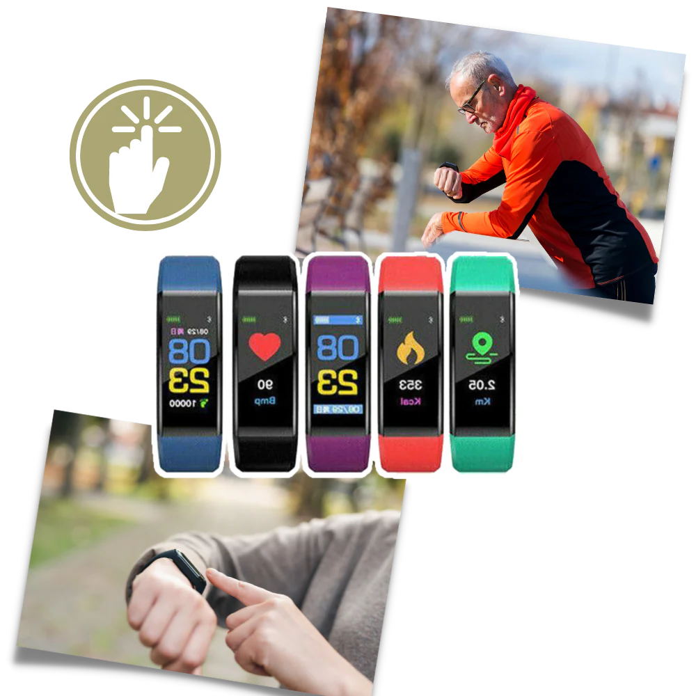 Senior-Friendly Smartwatch with Health Tracking Features