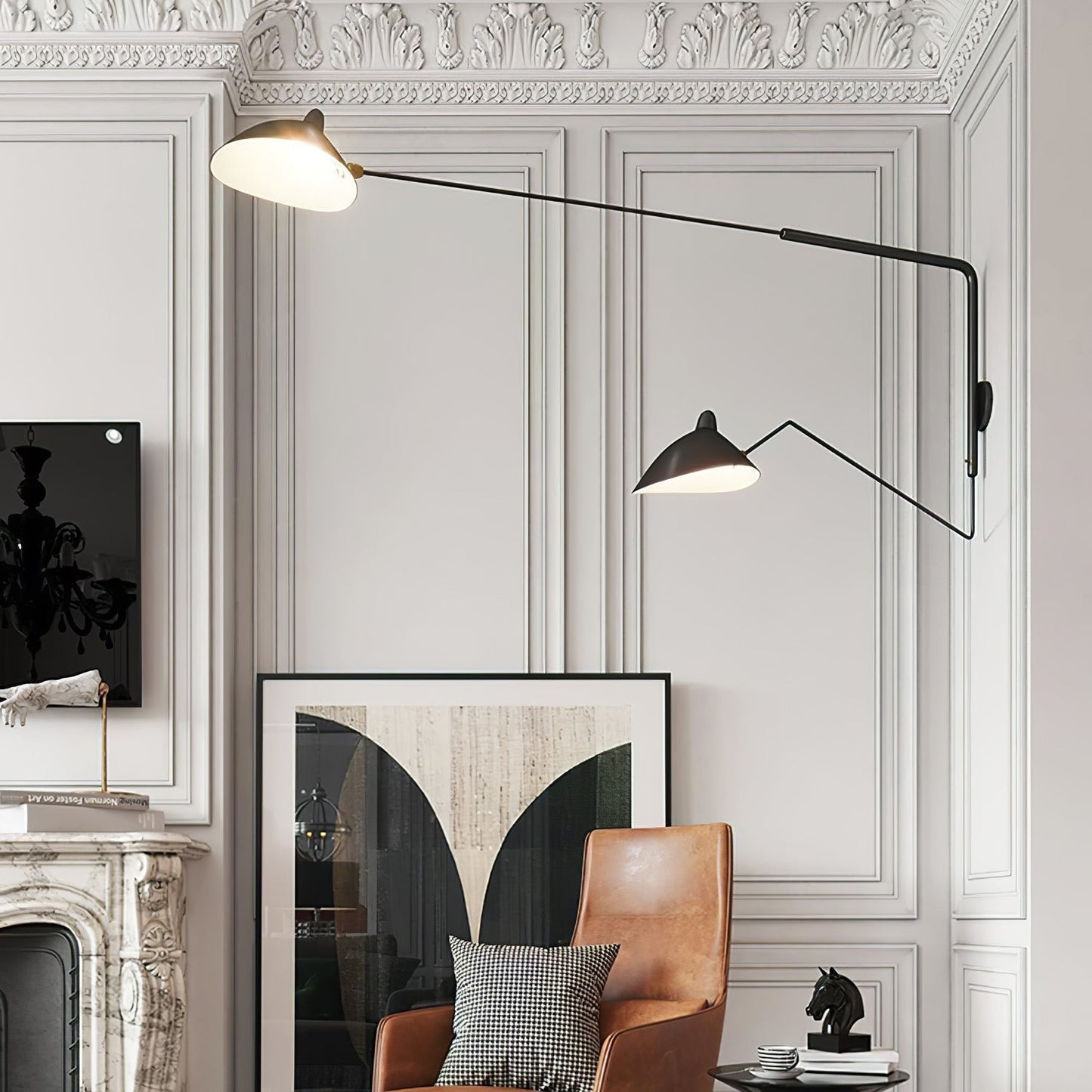 Serge Mouille Wall Sconce - Design Wall Lamp - Mobile Arms