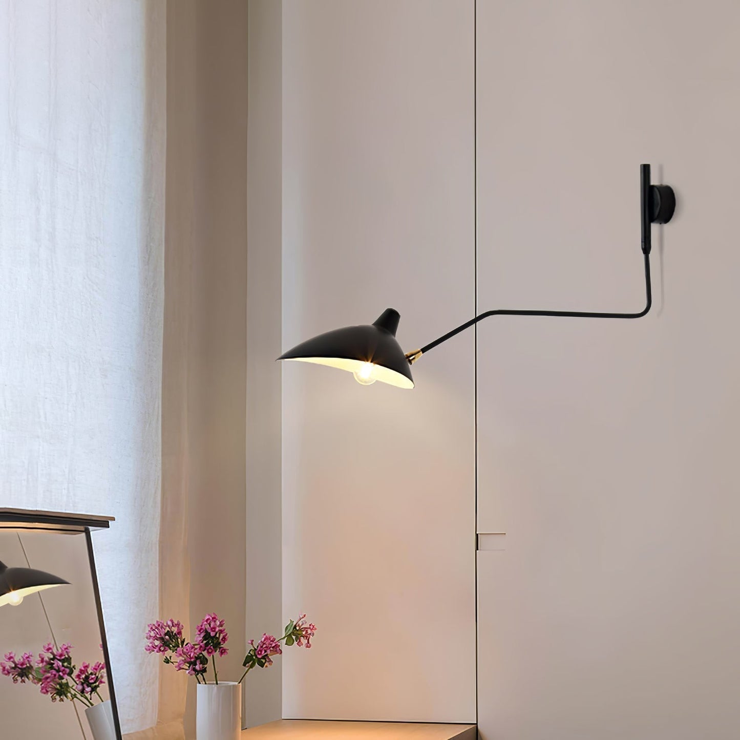 Serge Mouille Wall Sconce - Design Wall Lamp - Mobile Arms