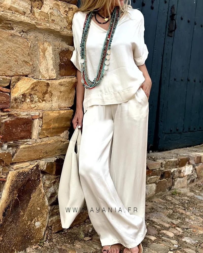 Set with Blouse and Pants