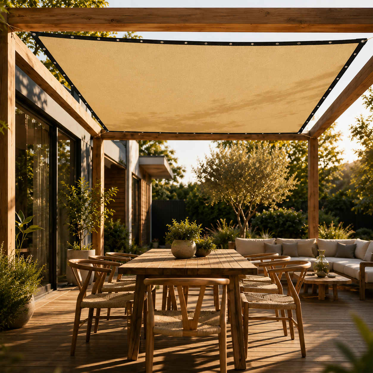 Shadeora Rectangular Sunshade Awning