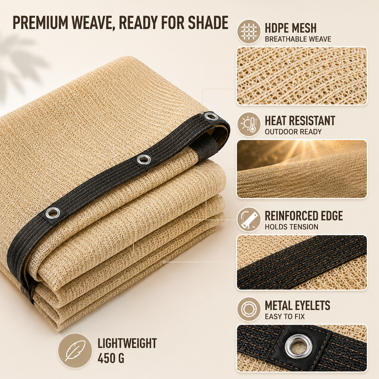 Shadeora Rectangular Sunshade Awning