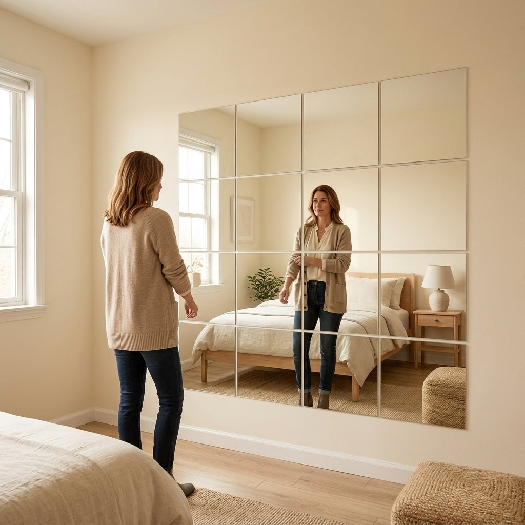 Shatterproof Full Length Wall Mirror Tiles
