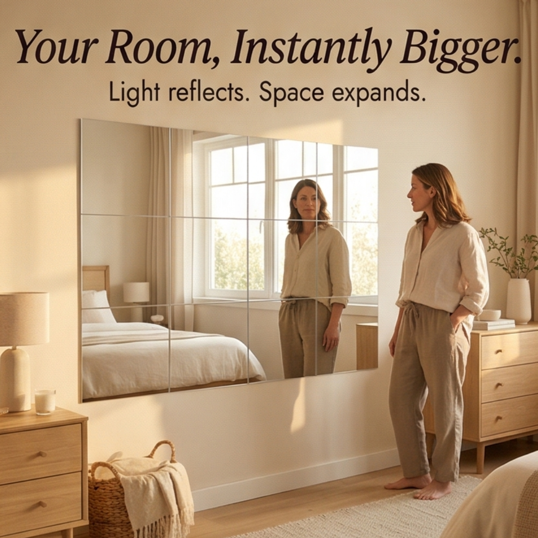 Shatterproof Full Length Wall Mirror Tiles