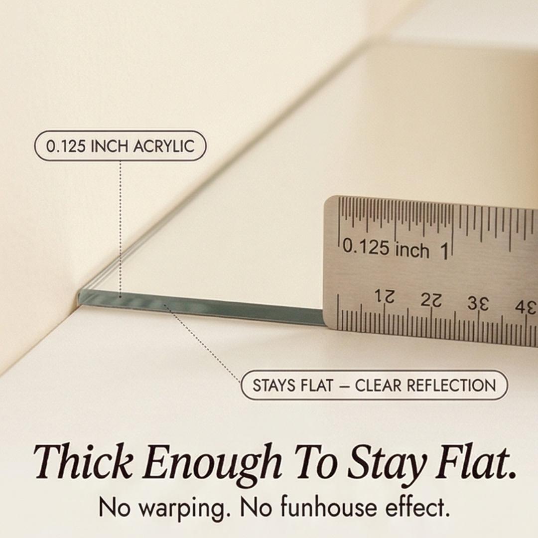 Shatterproof Full Length Wall Mirror Tiles