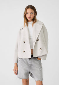 Short Double-Breasted Jacket - Stylish & Functional
