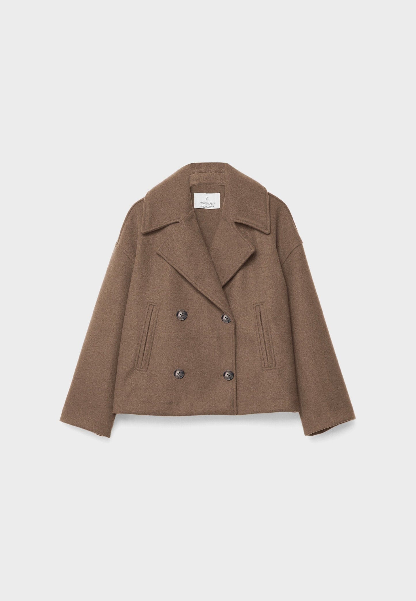 Short Double-Breasted Jacket - Stylish & Functional