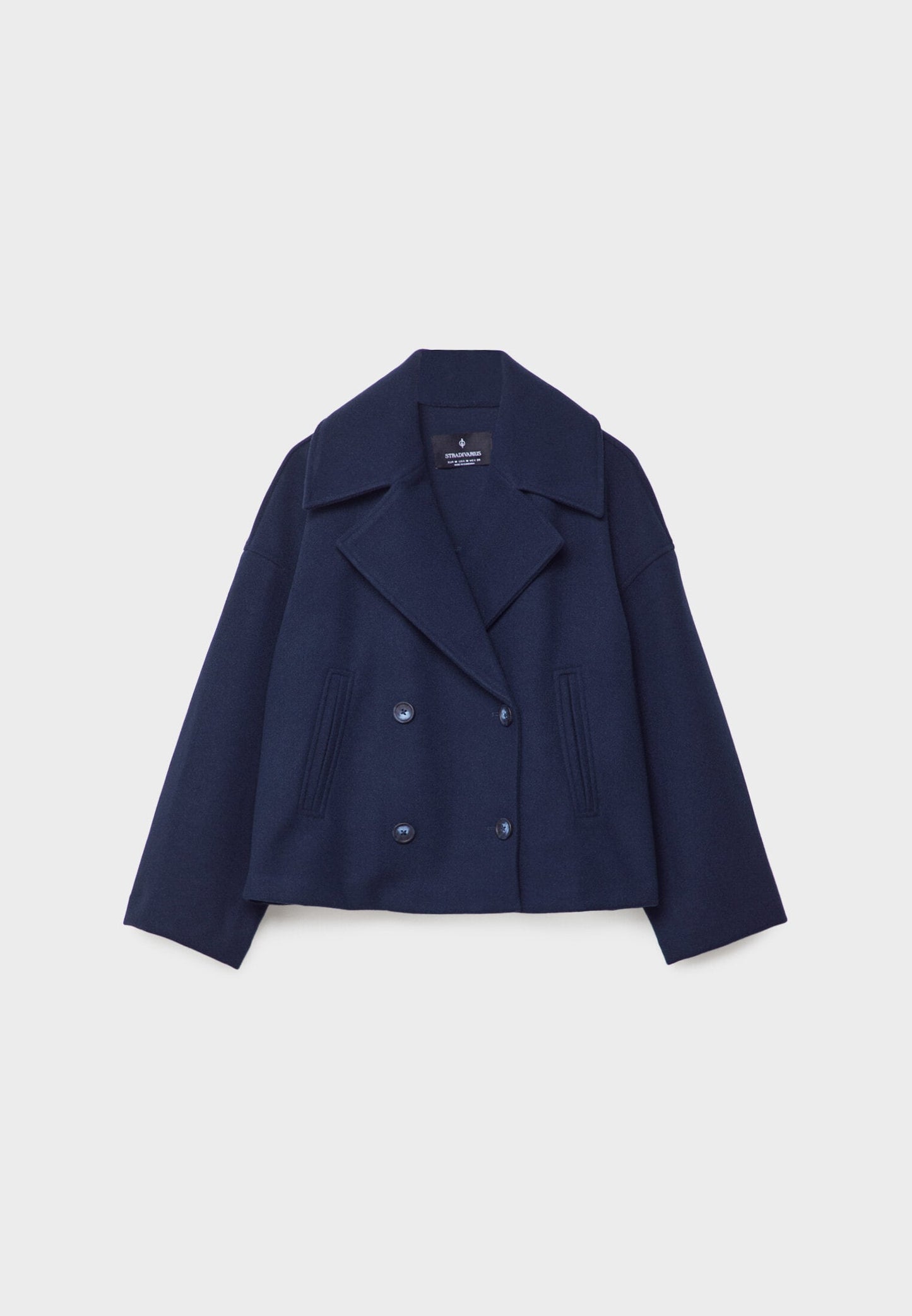 Short Double-Breasted Jacket - Stylish & Functional