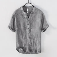 Short Sleeve Half Button Shirt