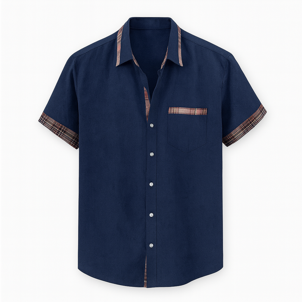 Short Sleeve Modern Style Shirt in Various Colors