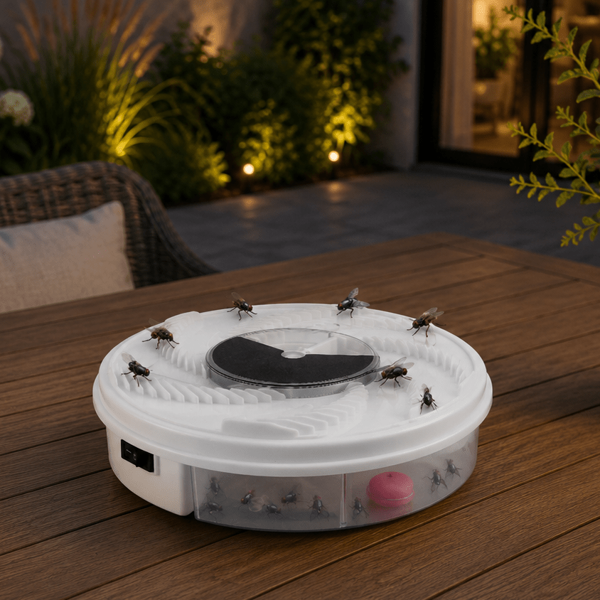 Silent Fly Catcher for Insect Control Indoors and Outdoors