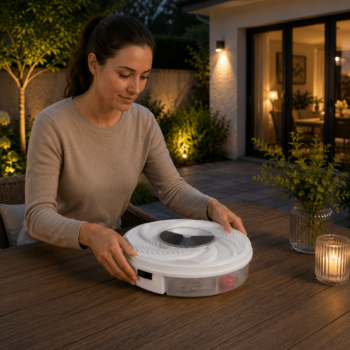 Silent Fly Catcher for Insect Control Indoors and Outdoors