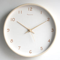 Silent Solid Wood Analog Wall Clock