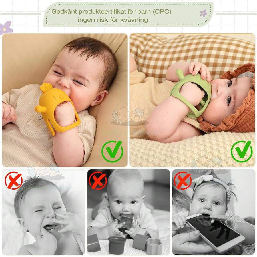 Silicone Teething Glove: Effective Relief for Babies