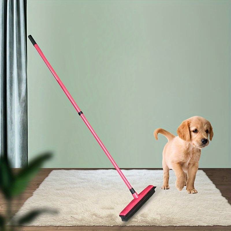 Silicone Telescopic Broom for Carpet Cleaning