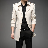 Single Breasted Lightweight Trench Coat