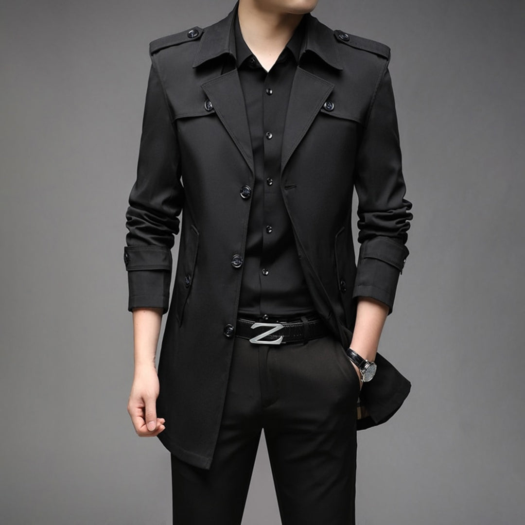 Single Breasted Lightweight Trench Coat