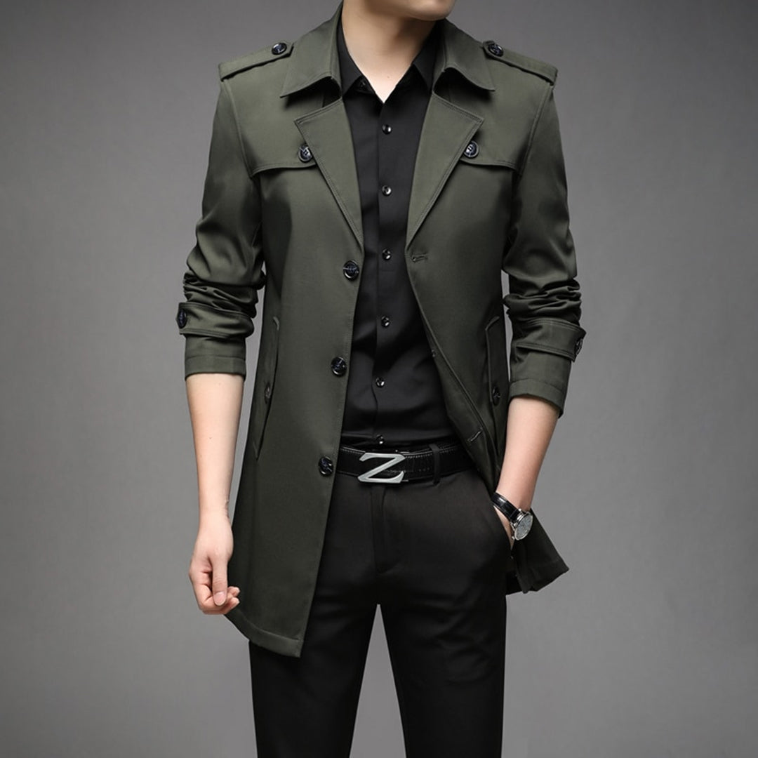Single Breasted Lightweight Trench Coat