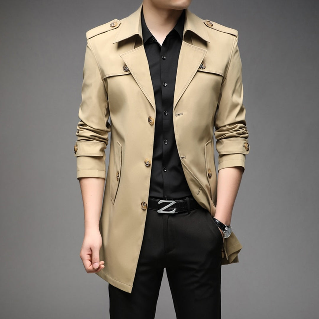 Single Breasted Lightweight Trench Coat