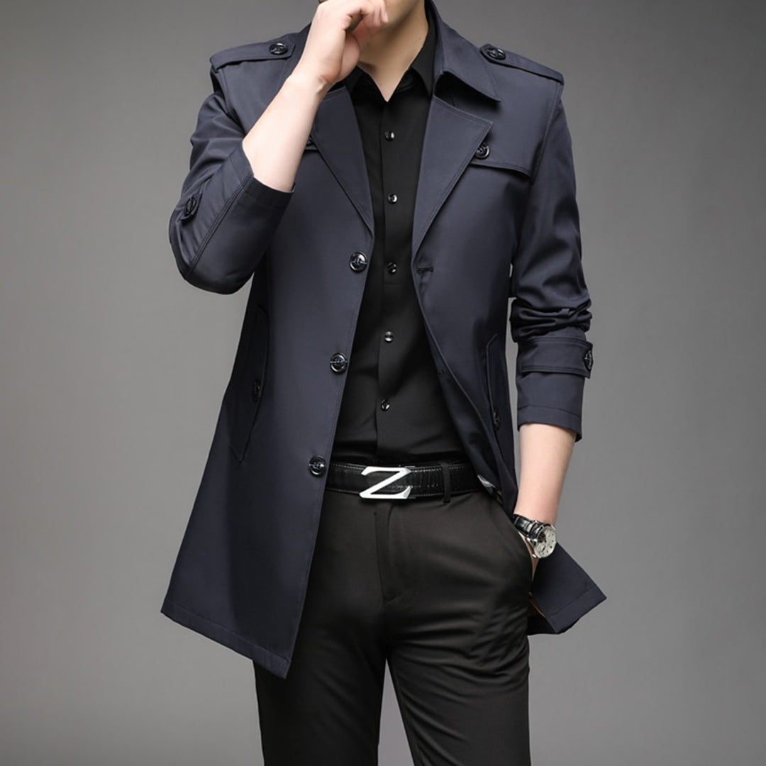 Single Breasted Lightweight Trench Coat