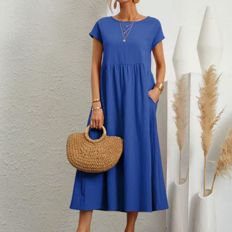Sleeveless A-line Summer Dress for Women