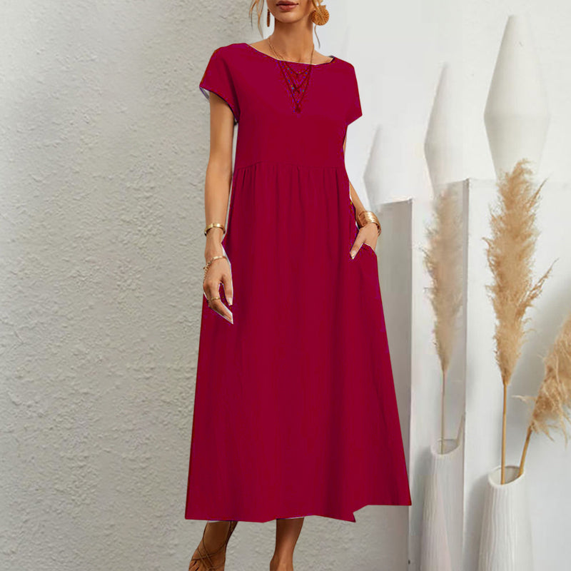 Sleeveless A-line Summer Dress for Women