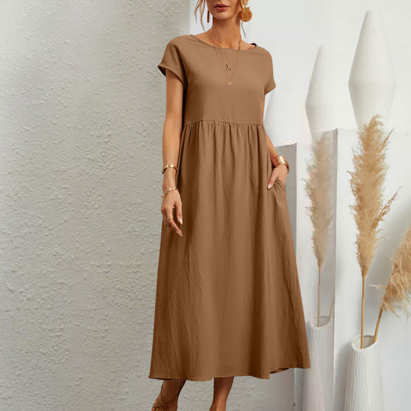 Sleeveless A-line Summer Dress for Women