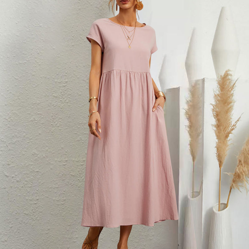 Sleeveless A-line Summer Dress for Women