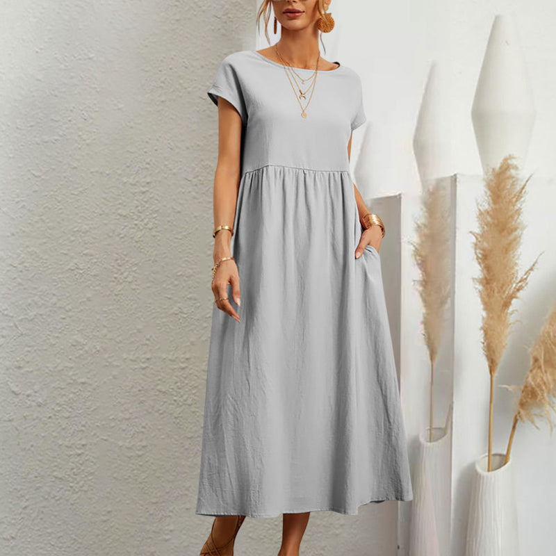 Sleeveless A-line Summer Dress for Women