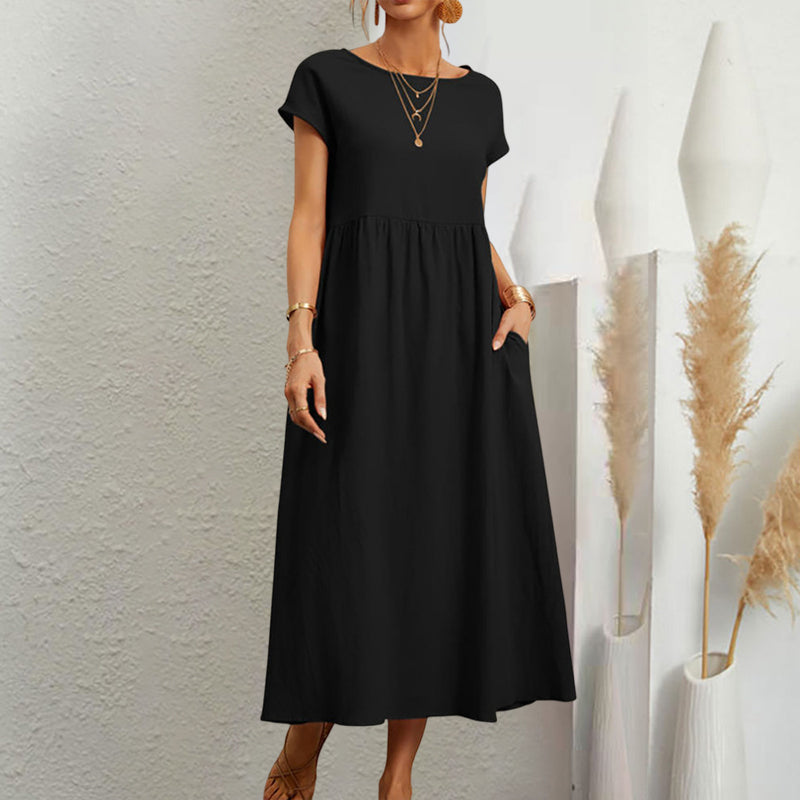 Sleeveless A-line Summer Dress for Women