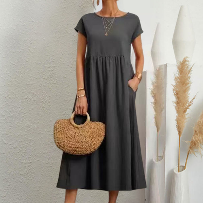 Sleeveless A-line Summer Dress for Women